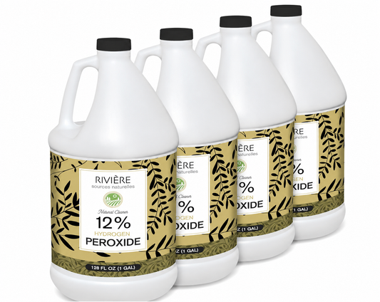 Rivière 12% Hydrogen Peroxide, 4 Gallons